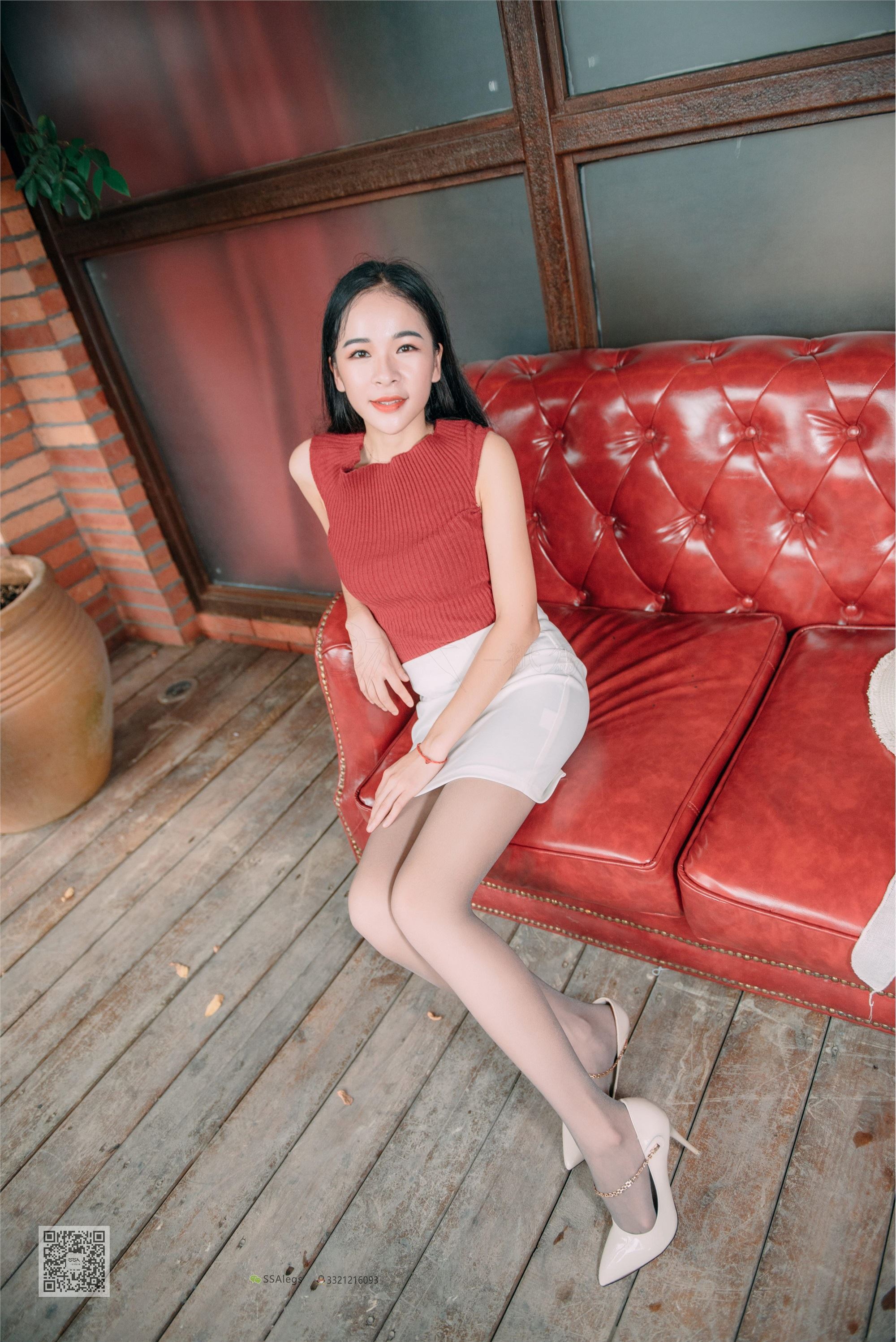 SSA丝社 NO.007 nono 街拍灰丝特辑